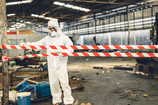 Professional Trauma Scene Cleanup technician working in Centerville, UT